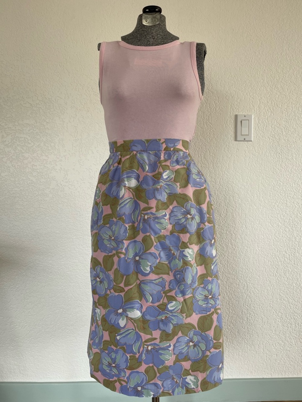 Vintage 60s/70s Floral Wrap Skirt